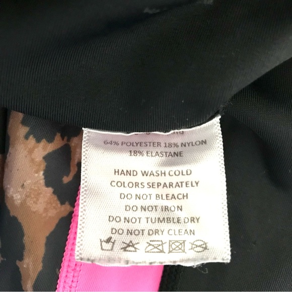 Veronica Beard x Bandier Rhonda Legging Size Small Leopard Print Neon Activewear - Picture 9 of 9